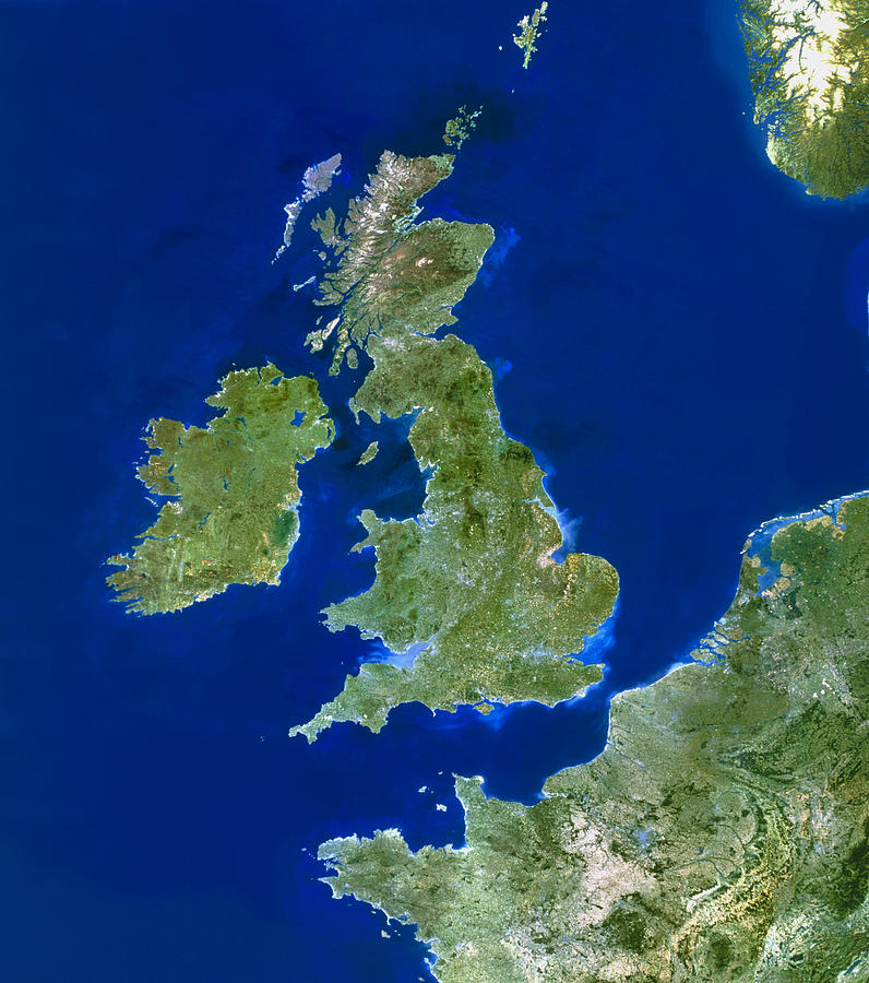 British Isles Photograph by Planetobserver - Fine Art America