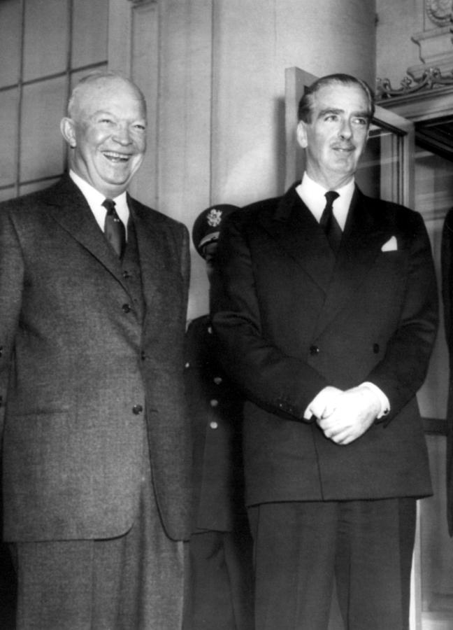 British Prime Minister Anthony Eden Photograph By Everett Fine Art   British Prime Minister Anthony Eden Everett 