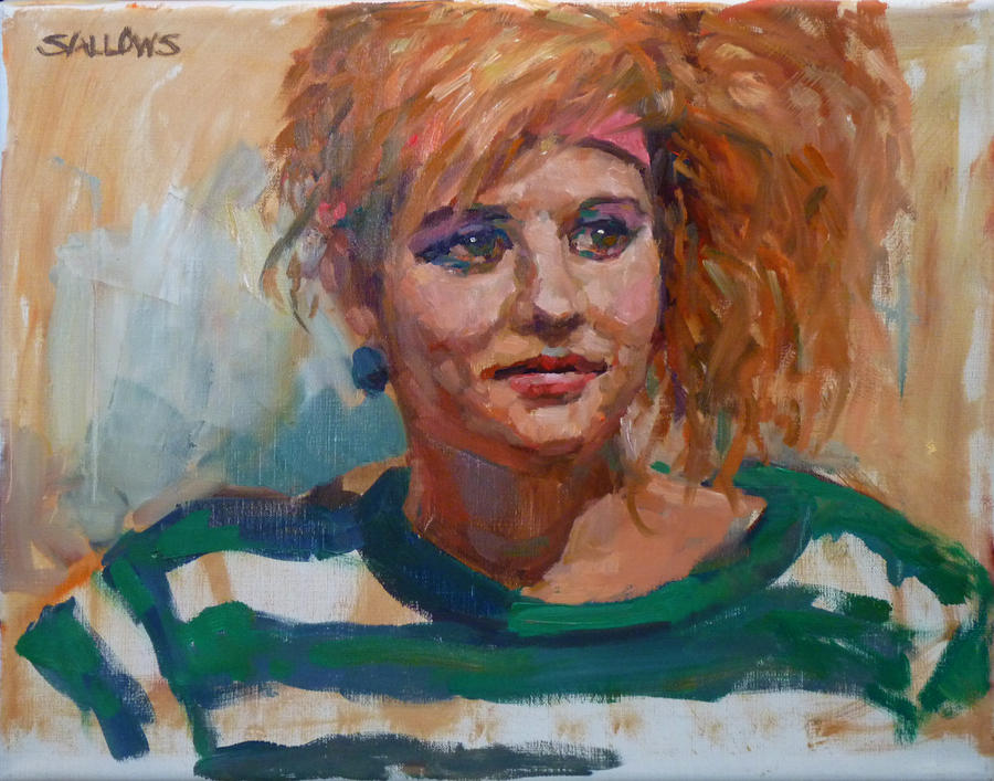 Brittany Painting by Nora Sallows