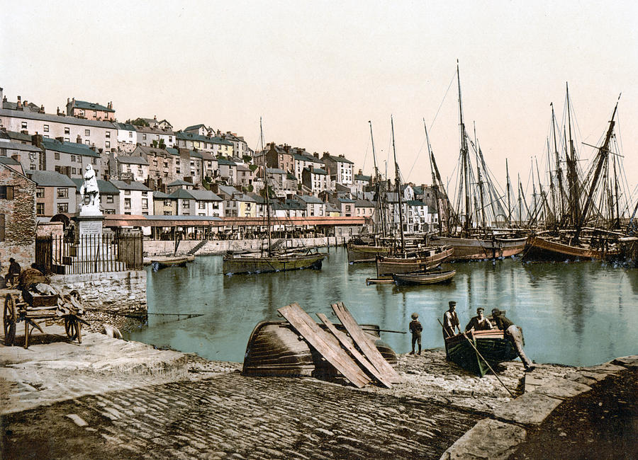 Brixham - England - Harbor View Photograph by International  Images