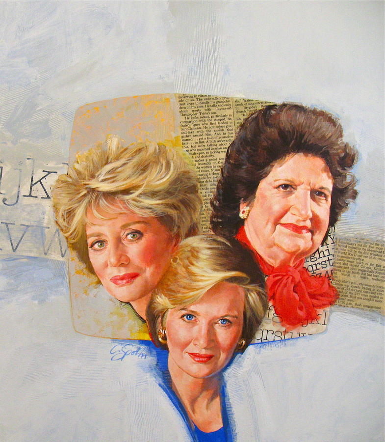 Broadcast Journalism  Painting by Cliff Spohn