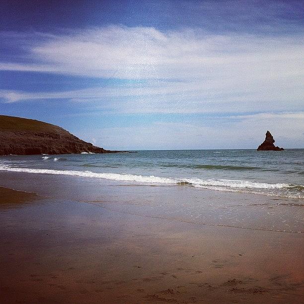 Summer Photograph - Broadhaven Beach by Tim Topping