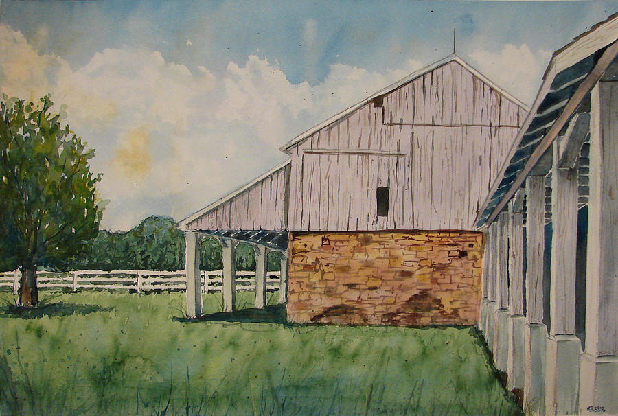 Broadside of a Barn Painting by Michael Dennis - Fine Art America