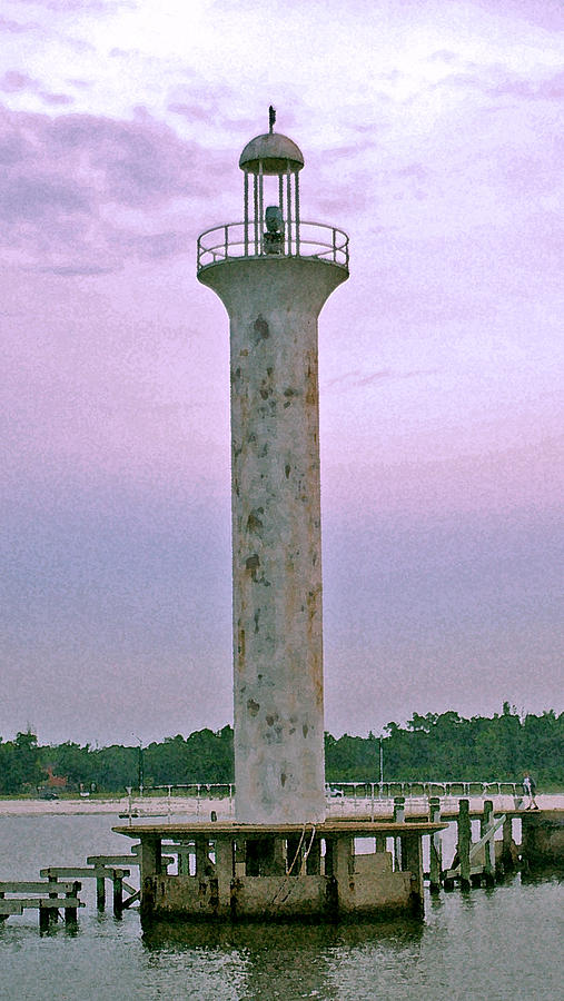 Broadwater Lighthouse Photograph by Brian Wright
