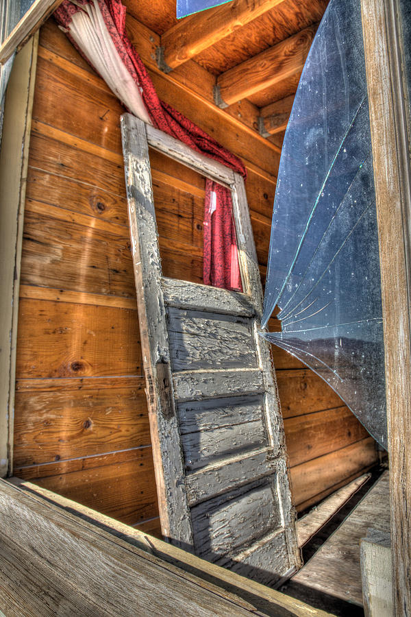 Broken Window Photograph by Peter Tellone