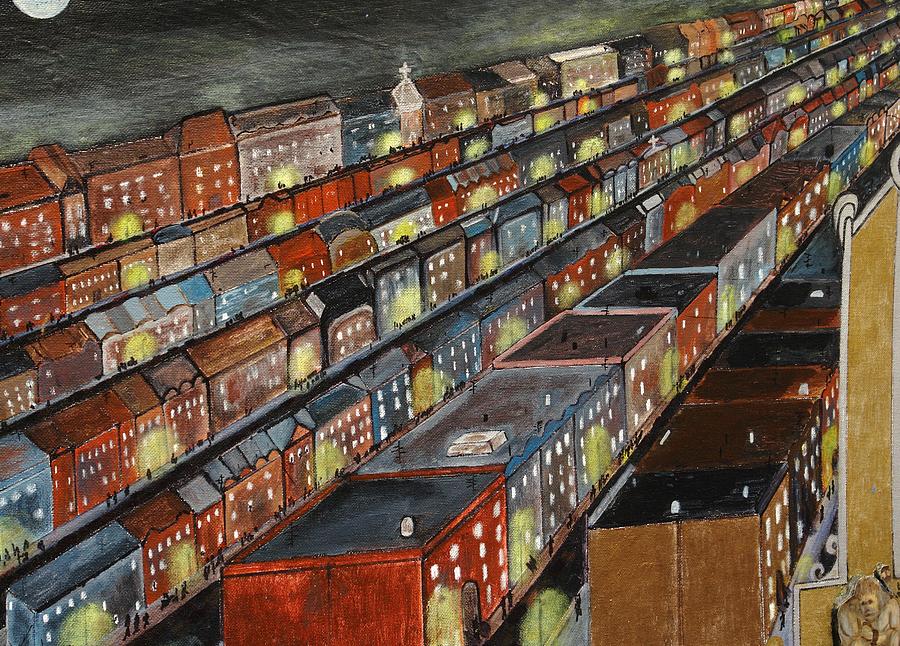 Bronx Blocks Painting by Robert Handler