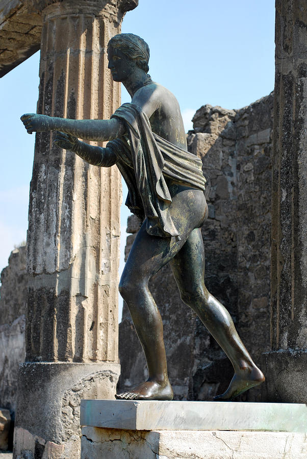 Bronze Of Apollo. Photograph by Terence Davis