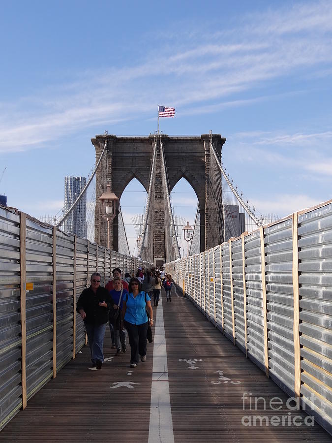 Brooklyn Bridge 3 Photograph by Padamvir Singh