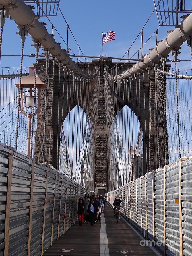 Brooklyn Bridge 7 Photograph by Padamvir Singh