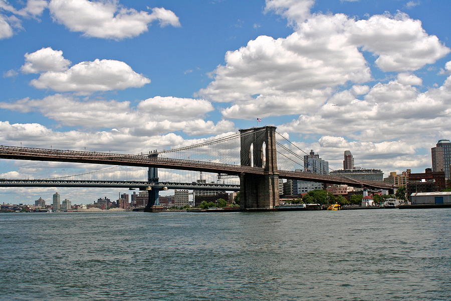 Brooklyn Bridge And Skyline Photograph by Louise Mingua