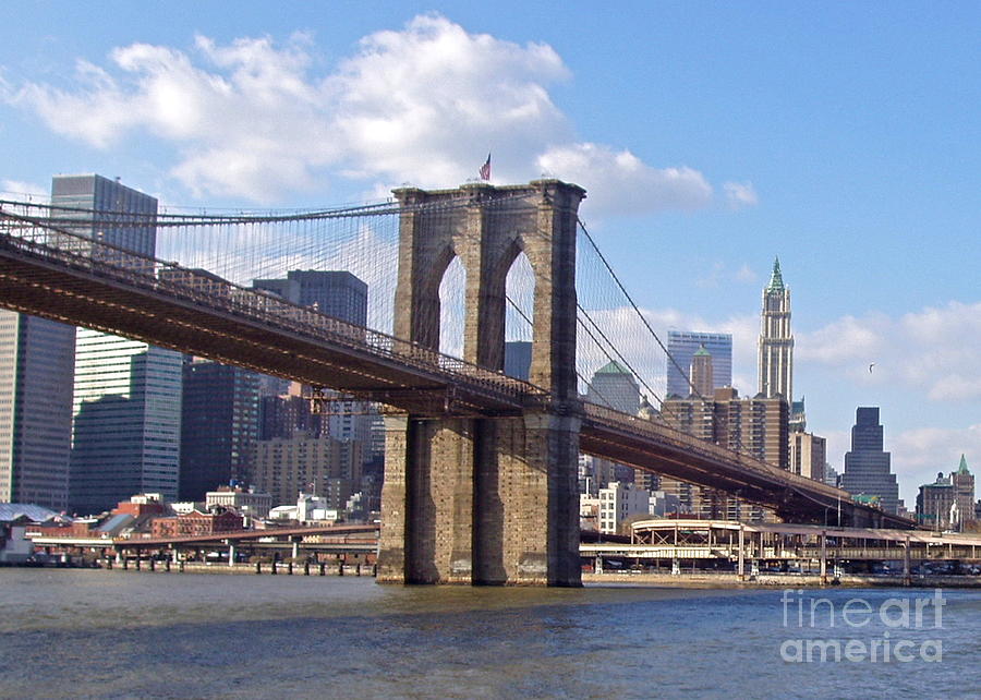 Brooklyn Bridge Photograph by Carol  Bradley