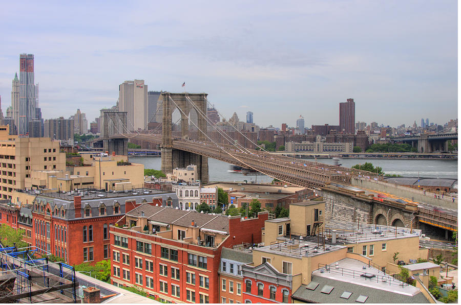 Brooklyn Bridge Photograph by Craig Leaper