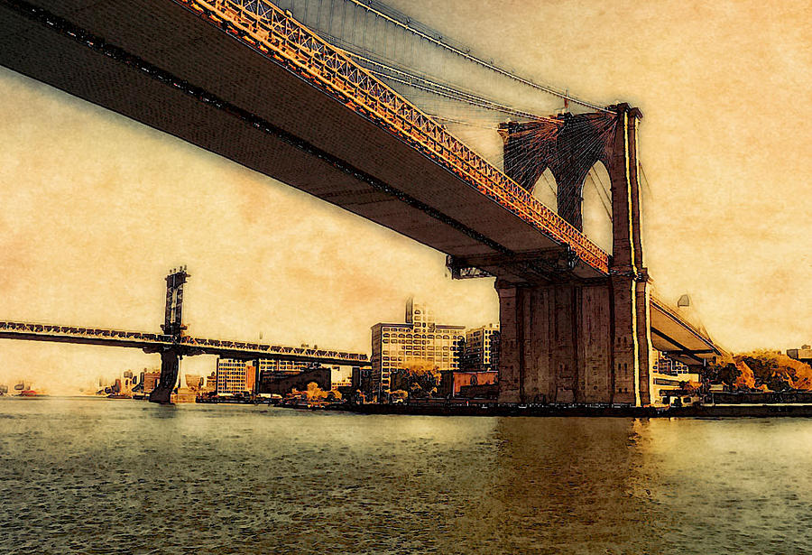 Brooklyn Bridge Photograph by Jim Painter