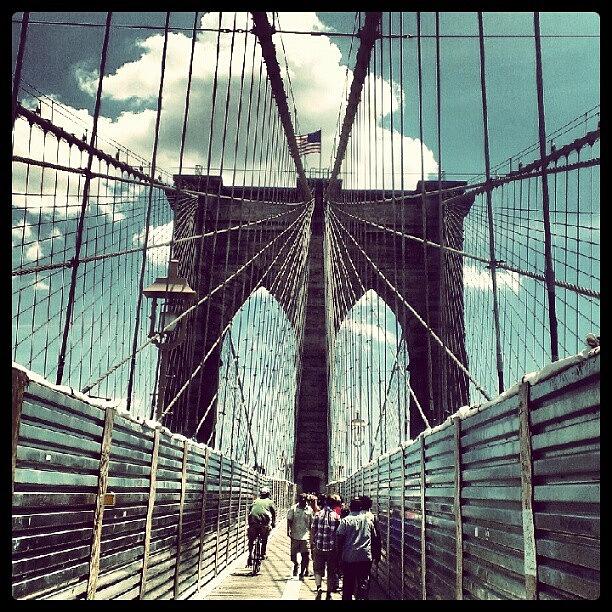 Brooklyn Bridge Photograph by Marqise Allen