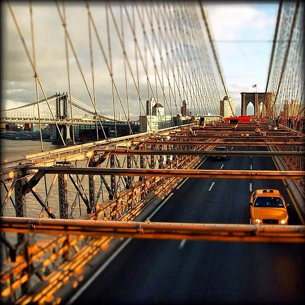 Architecture Photograph - #brooklyn #manhattan #bridge #newyorker by Joel Lopez