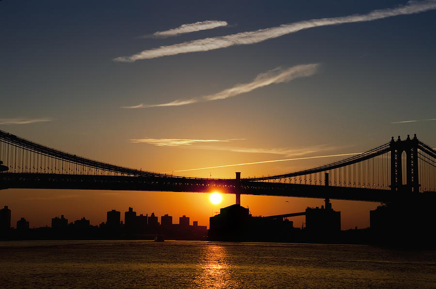 Bridge Photograph - Brooklyn Sunrise by Bill Cannon