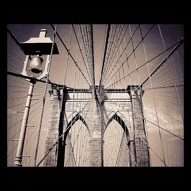 Bridge Photograph - #brooklynbridge #bridges #brooklyn by Cara Lewis