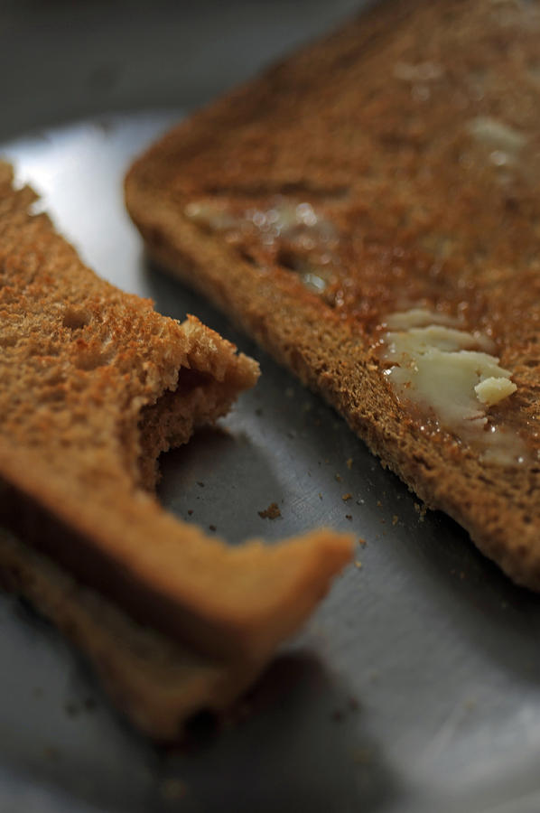 Brown bread with butter Photograph by Ashish Agarwal