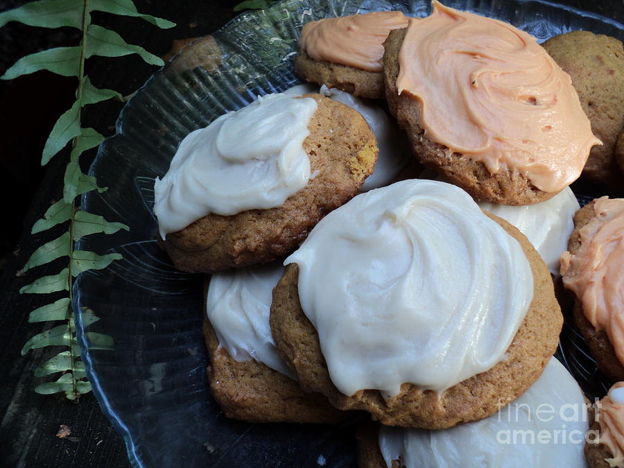 Cookie Photograph - Brown Butter Pumpkin Cookies by Jennifer Kelly