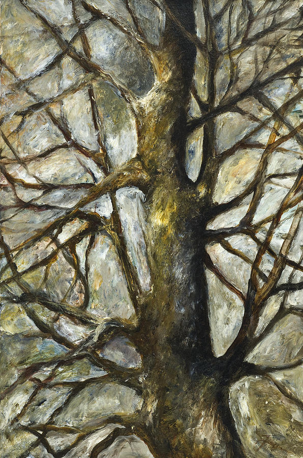 Landscape Painting - Brown Tree by Francine Stuart