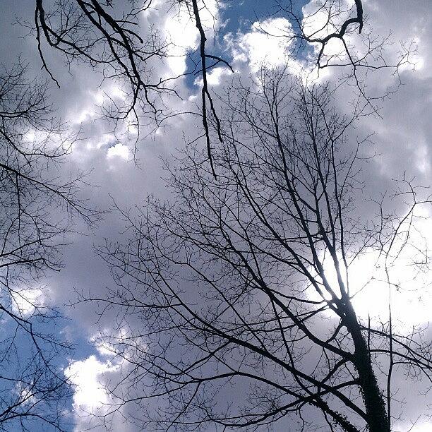 Clouds Photograph - #browncounty  #indiana #clouds #nofilter by Tosha Daugherty