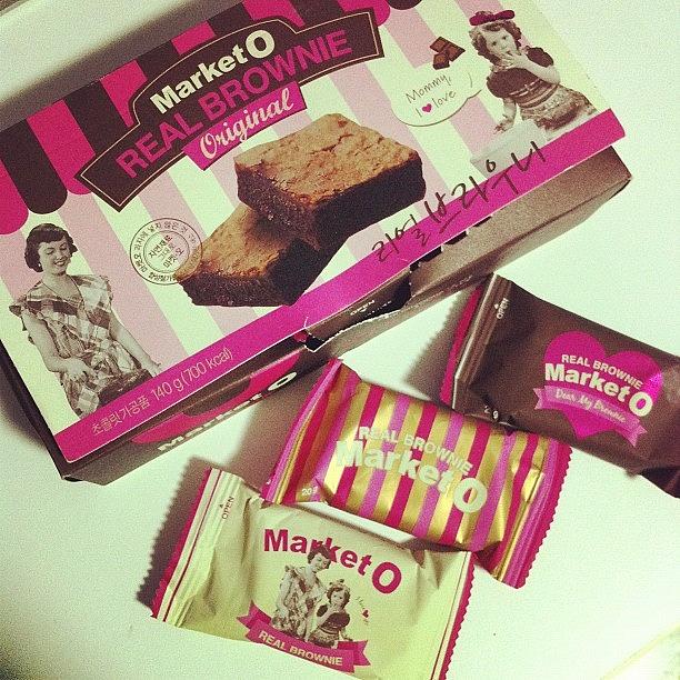 Korea Photograph - #brownies From #korea !! Trying To by Dorcas Pang