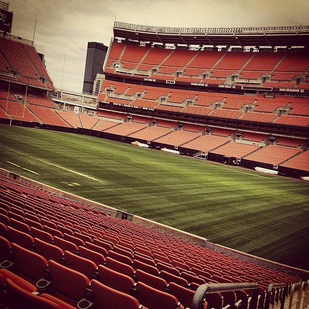 Cleveland Photograph - Browns Stadium by Claudia Schieve