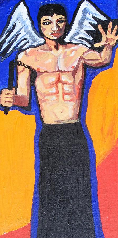 Bruce Lee with Wings Painting by Paula Reilly - Pixels