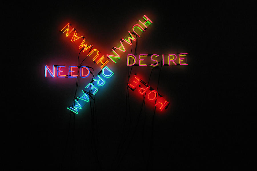 Image result for bruce nauman neon light images