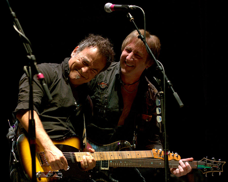 Bruce Springsteen and Danny Gochnour Photograph by Jeff Ross