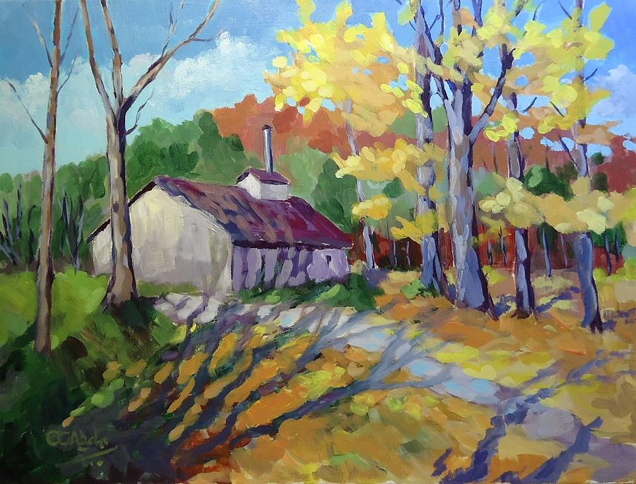 Bruces Mills Ontario Painting by Edward Abela