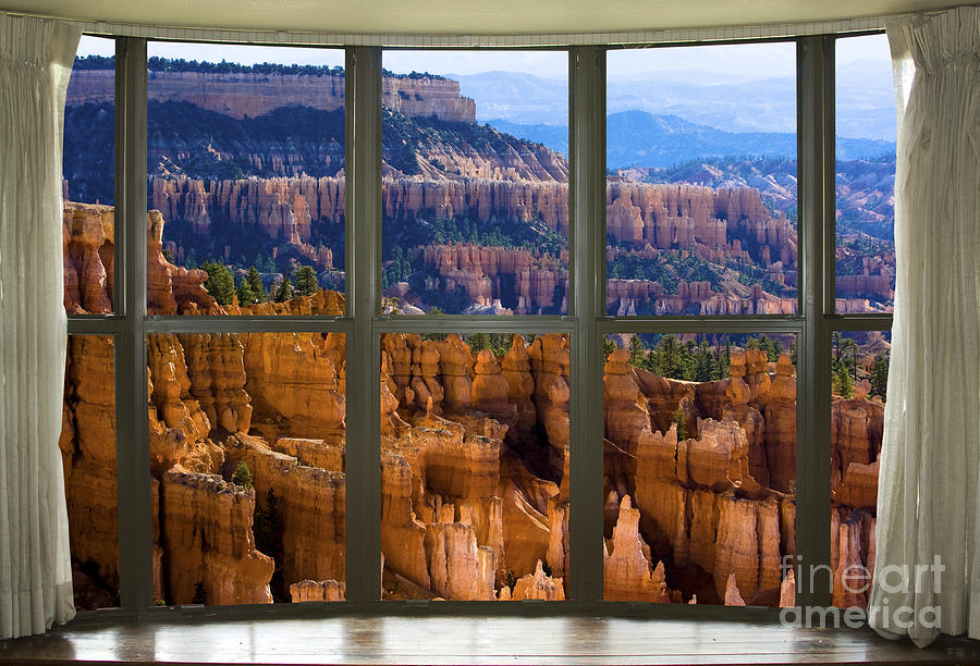 Bryce Canyon Bay Window View Photograph