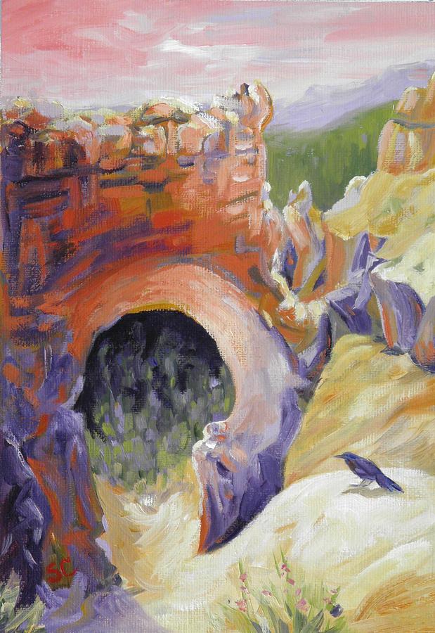 Bryce Canyon Light Utah Painting by Sharon Casavant