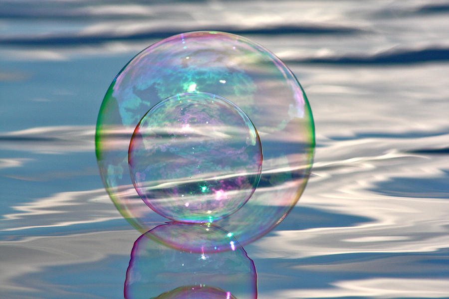 Bubble In A Bubble Photograph by Cathie Douglas