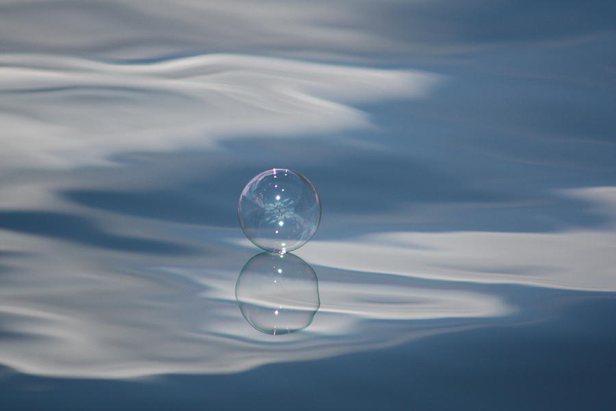 Bubble on the Clouds Photograph by Cathie Douglas - Pixels