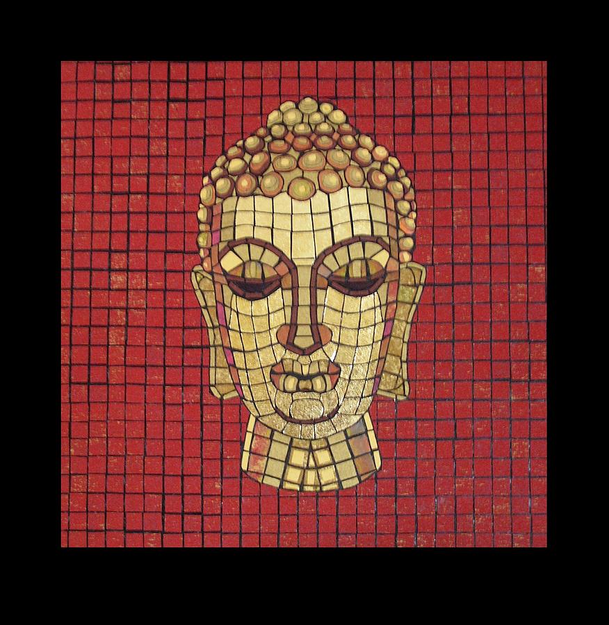 Buddha Mosaic Mixed Media by Anahata Ishaya