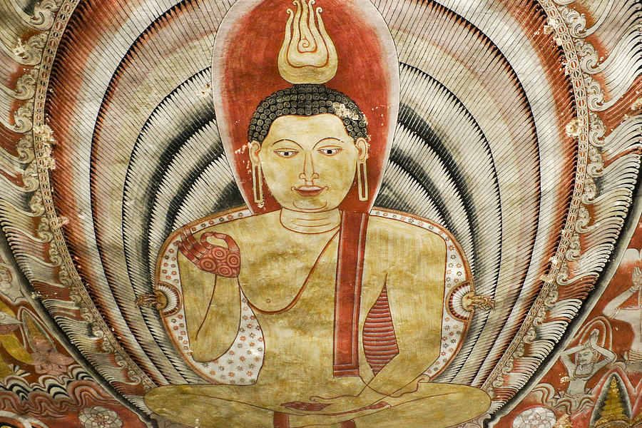 Buddha Painting in Sri Lanka Photograph by Michele Burgess