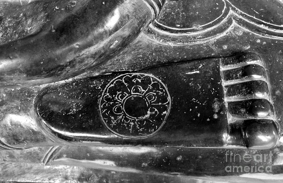 Buddhas Footprint Photograph by Dean Harte