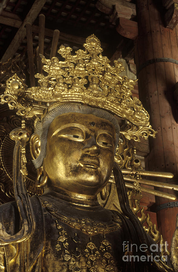 Buddhist Deity - Todaiji Temple Japan Photograph by Craig Lovell