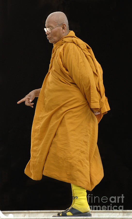 Buddhist Monk 3 Photograph by Bob Christopher
