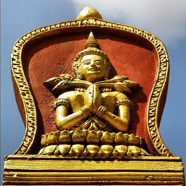Buddha Photograph - Buddhist Temple In Siem Reap. #buddha by Richard Randall