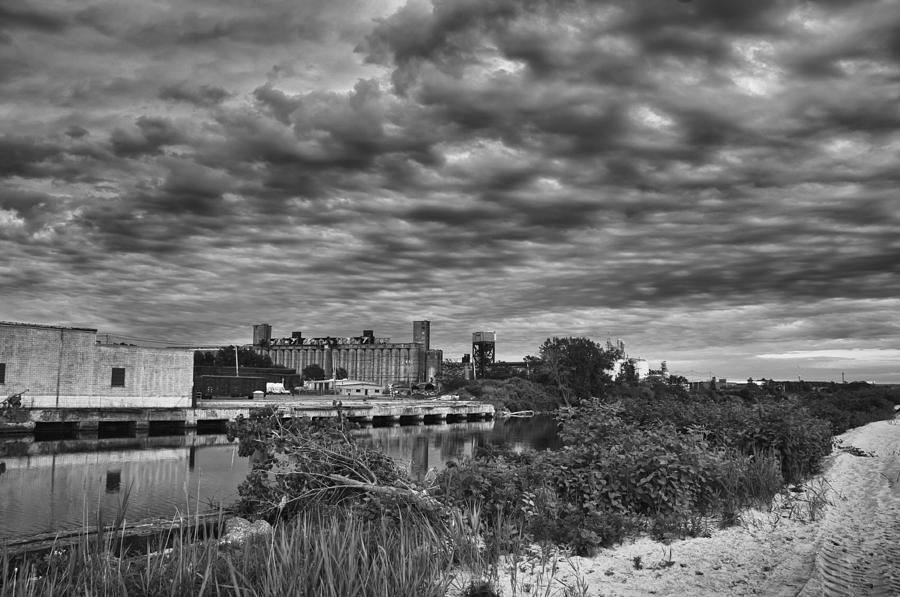 Buffalo Mills Under Clouds Photograph by Guy Whiteley