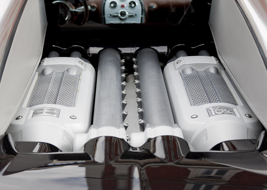 Bugatti Engine Photograph by Maj Seda