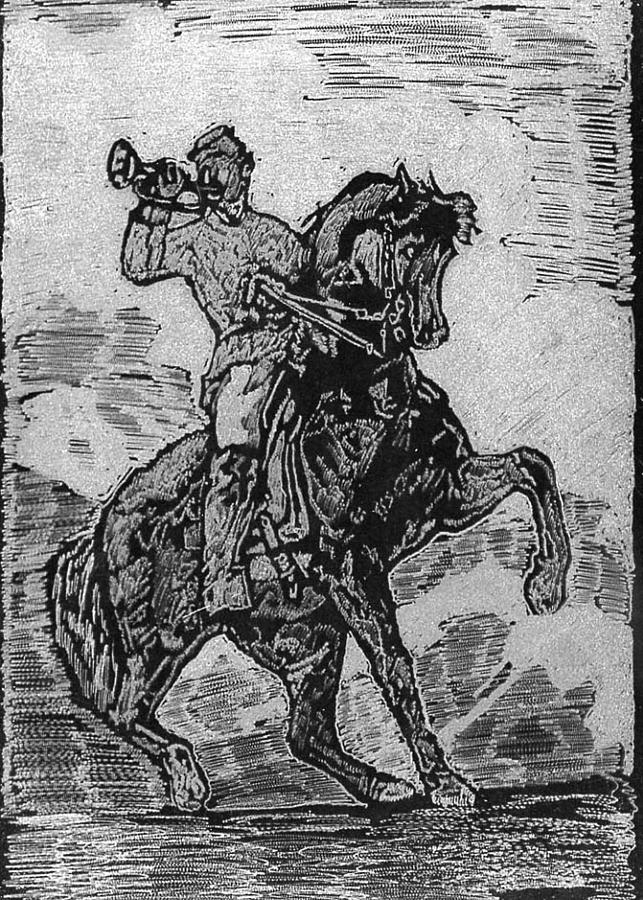 Bugle Boy Drawing by Robert Clement - Pixels
