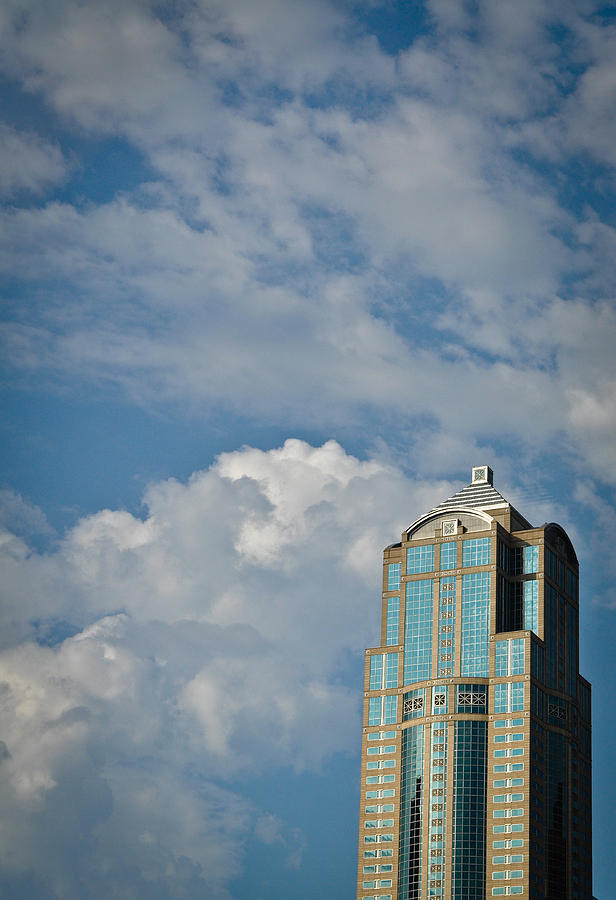 Building with its Head in the Clouds Photograph by Ronda Broatch
