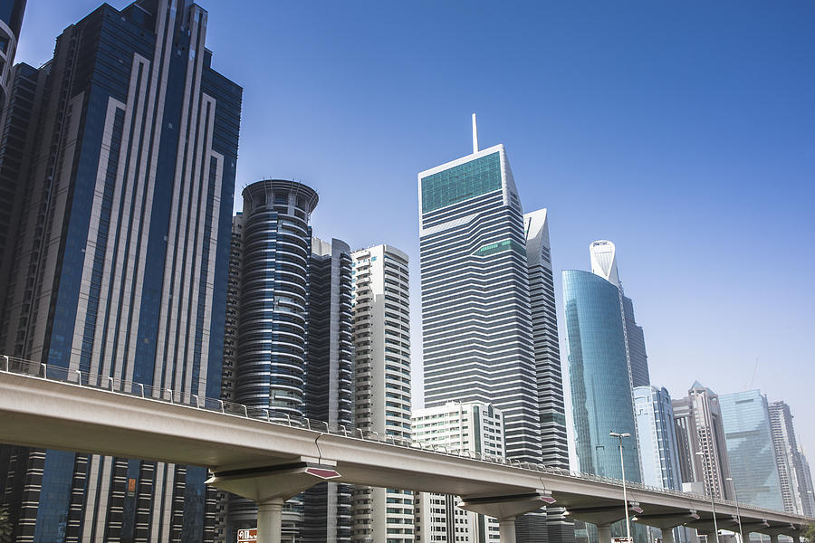 Buildings Dubai Photograph by Jonathan Kitchen