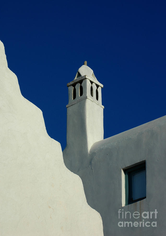 Architecture Photograph - Buildings of Mykonos by Vivian Christopher