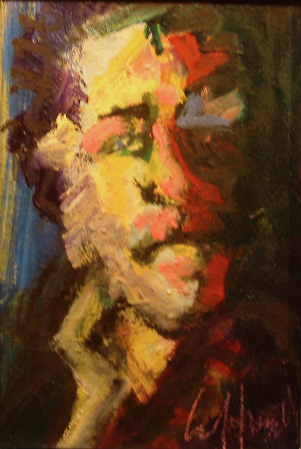 Bukowski Painting by Les Leffingwell