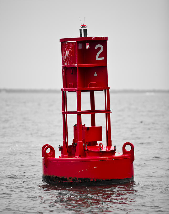 Charleston Photograph - Buoy Two by Donni Mac