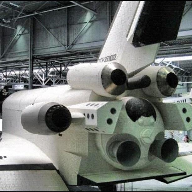 Space Photograph - #buran Test #orbiter Engines #space by Simon Prickett